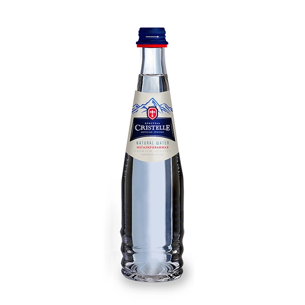 Вода питьевая природная Cristelle (Кристель) 0,33 л, без газа, (стекло) уп. 12 шт. от магазина Одежда+