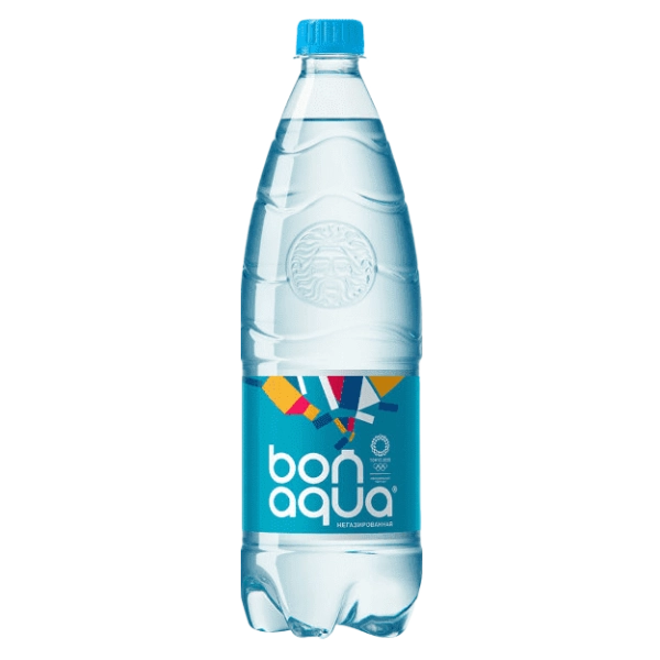 Вода "Bon Aqua" (Бон Аква) 1 литр, негаз., ПЭТ, 12 шт. в уп. от магазина Одежда+