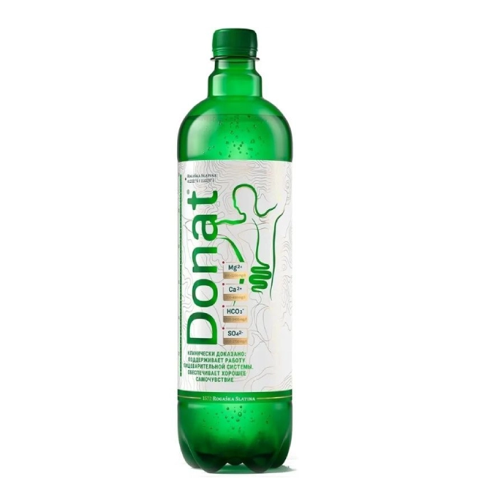 Вода "Donat Mg" (Донат Мг) 1 литр, газ., ПЭТ, 6 шт. в уп. от магазина Одежда+