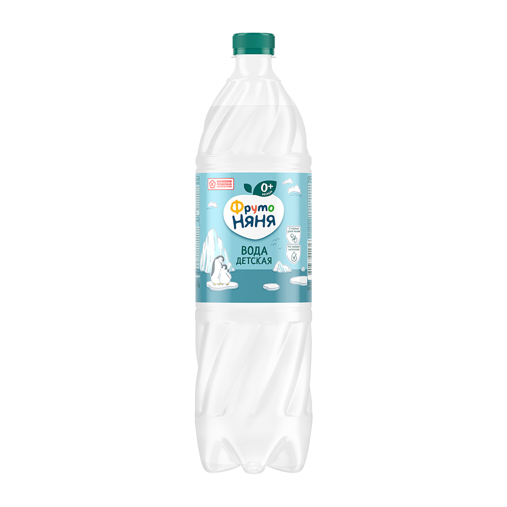 Вода "ФрутоНяня" детская 1.5 литра, негаз., ПЭТ, 6 шт.уп